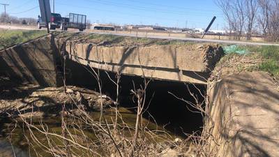 Bridge failure prompts possibly month-long road closure in Tulsa County