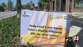  Downtown Tulsa decorated with temporary haikus