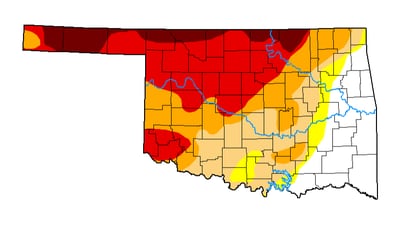 Recent rain makes big dent in Oklahoma drought conditions