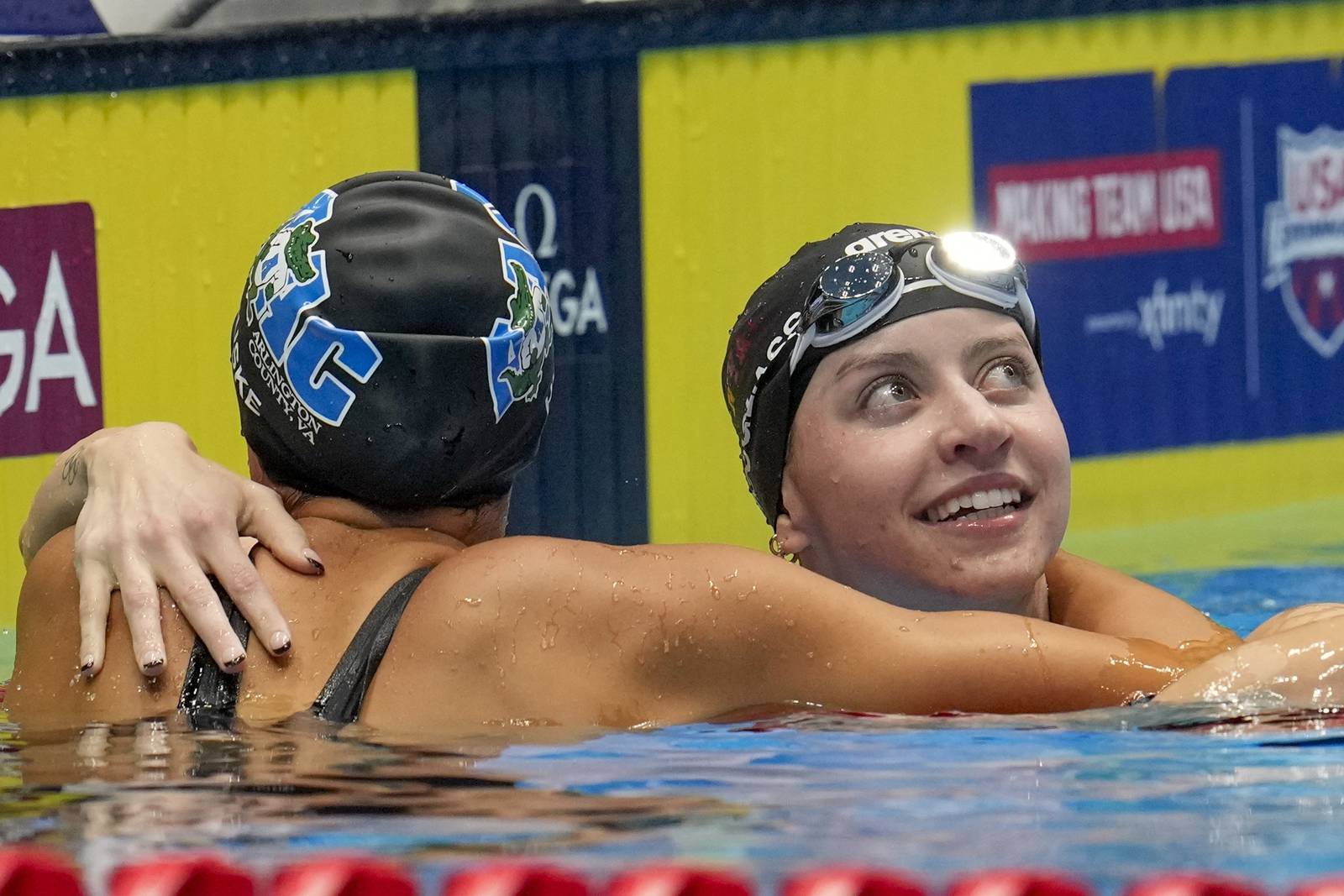 Douglass wins 100 free at US swim trials, Manuel relegated to relay