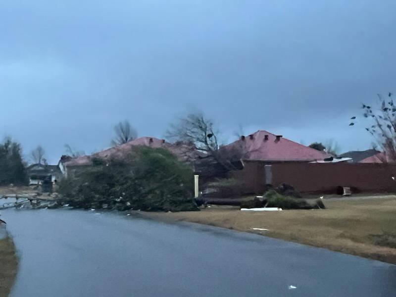 Storm damage