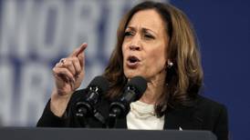 In swing states, Harris touts Republican endorsements while Trump leans into incendiary rhetoric