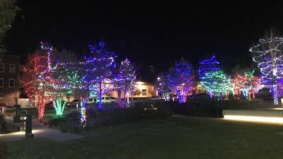 Thousands of holiday lights on display at Guthrie Green