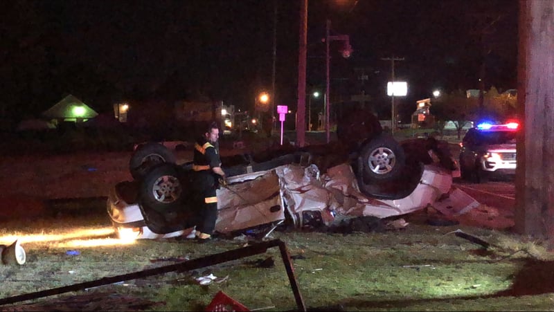 Tulsa police say the accident happened at 11th and Harvard just before 2 a.m.