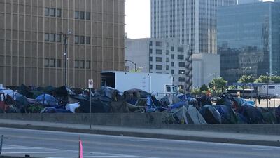 Tent city in downtown Tulsa is a set for ‘Reservation Dogs’