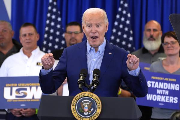 Biden vows to block US Steel acquisition by a Japanese company and promises tariffs on Chinese steel