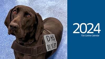 Photos: TSA 2024 canine calendar