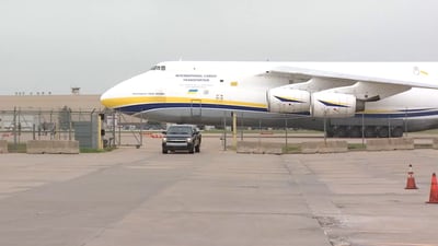 Ukrainian-based cargo plane lands in Tulsa, marking first flight since war began