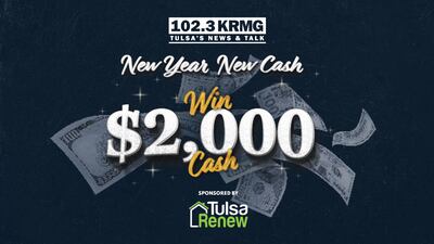 Win $2,000 With 102.3 KRMG's New Year, New Cash Contest