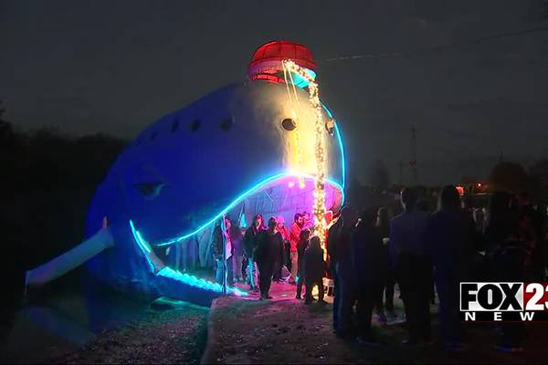 Blue Whale of Catoosa holds Christmas light event