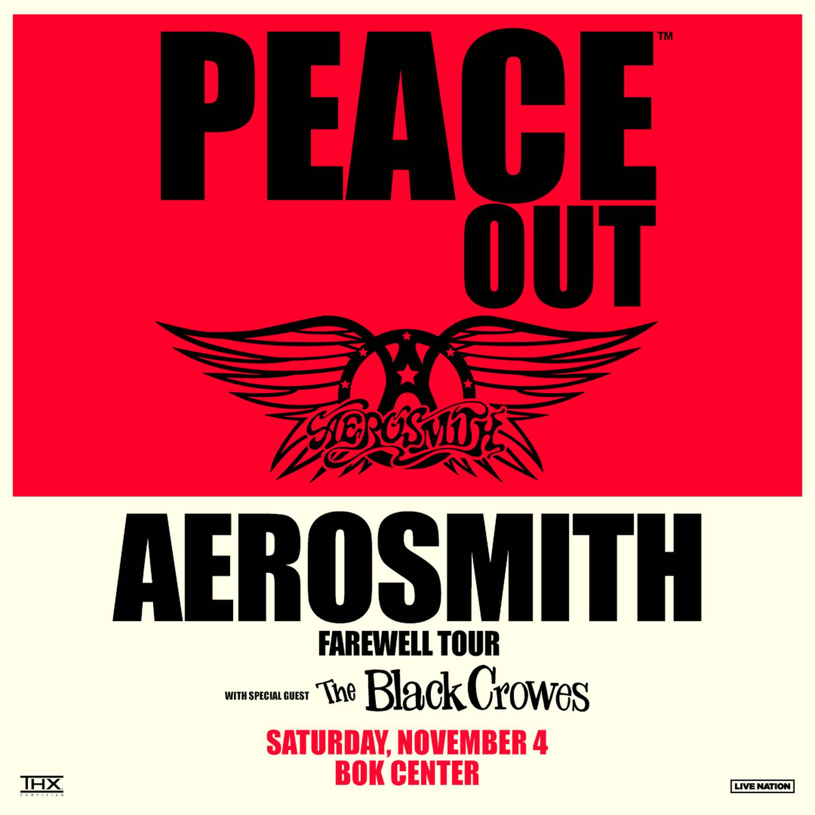 Aerosmith announces farewell tour stop at Tulsa’s BOK Center 102.3 KRMG