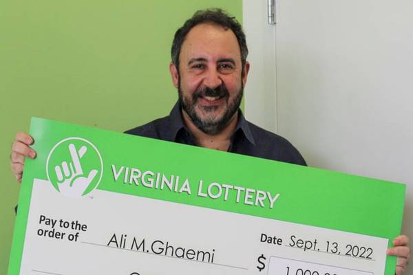 Man plays the same numbers 200 times -- and wins $1M in Virginia Lottery
